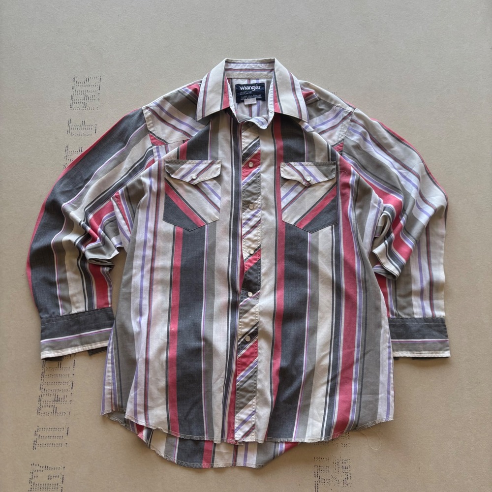 Vintage Wrangler Pearl Snap Shirt - Picture 2 of 4